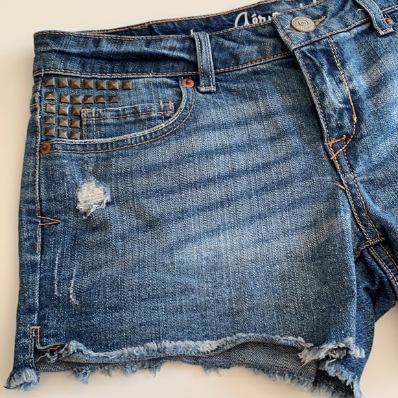 Aeropostale Distressed Denim Shorts - Picture 6 of 11